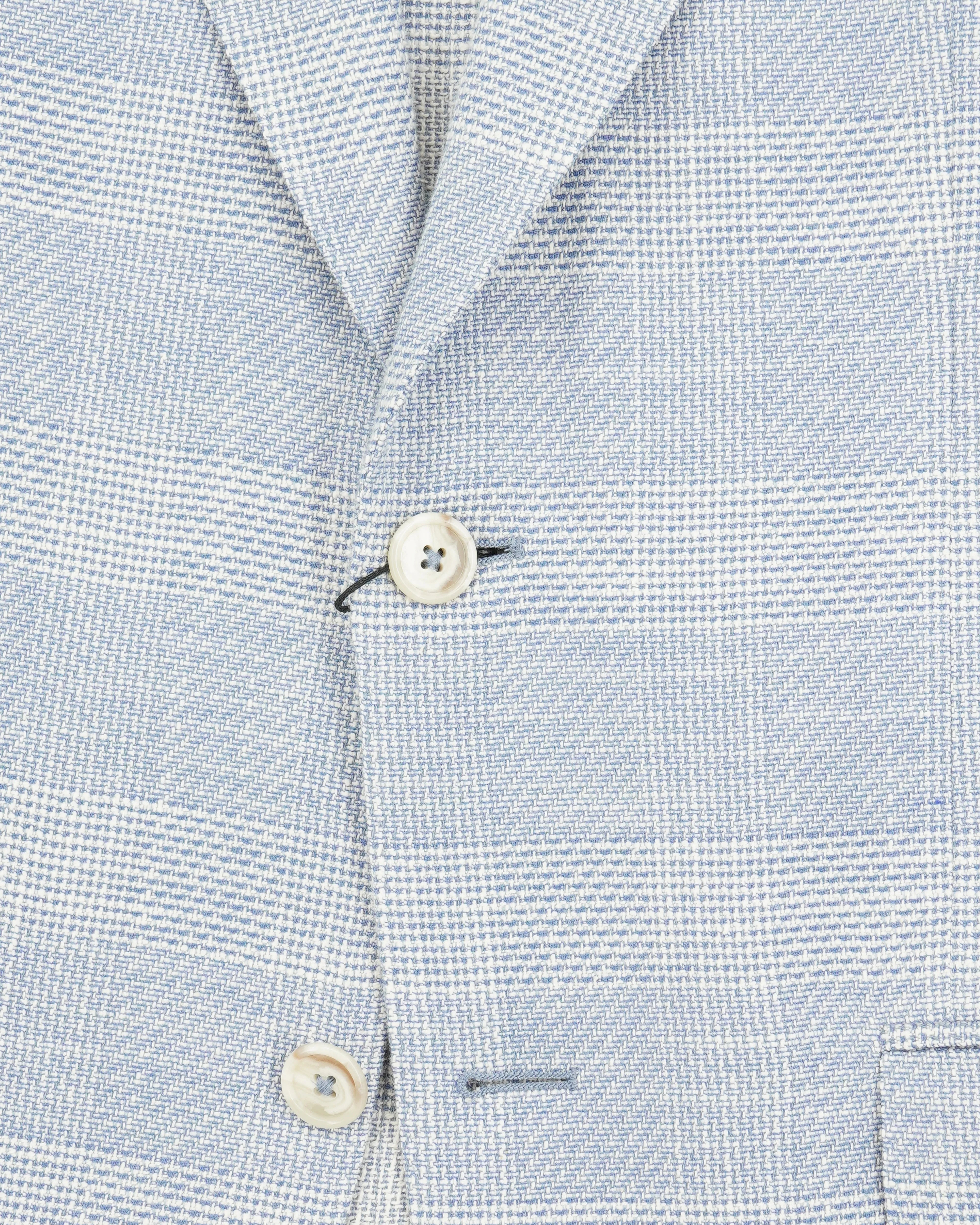 Sand Copenhagen Jacket Check Light Blue