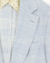 Sand Copenhagen Jacket Check Light Blue