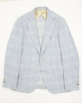 Sand Copenhagen Jacket Check Light Blue