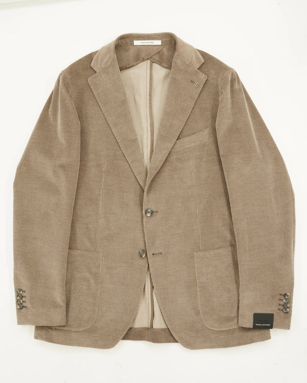 Tagliatore Jacket Zegna Cashco Corduroy Taupe