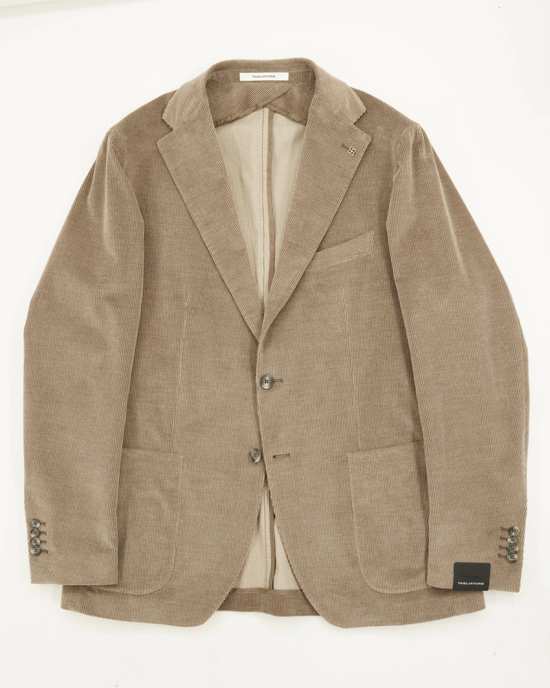 Tagliatore Jacket Cashco Corduroy Taupe