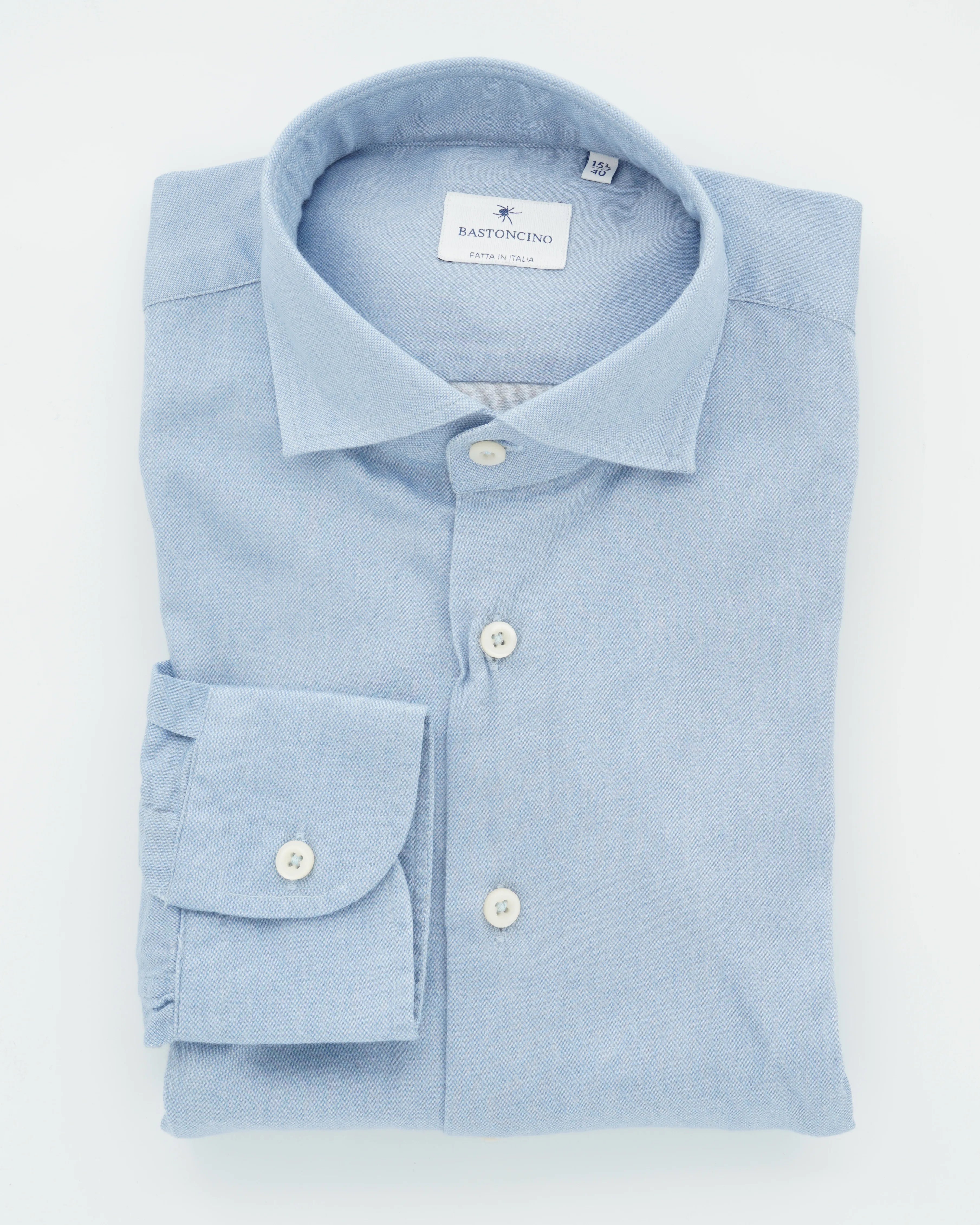 Bastoncino Shirt Pure Cotton Light Blue