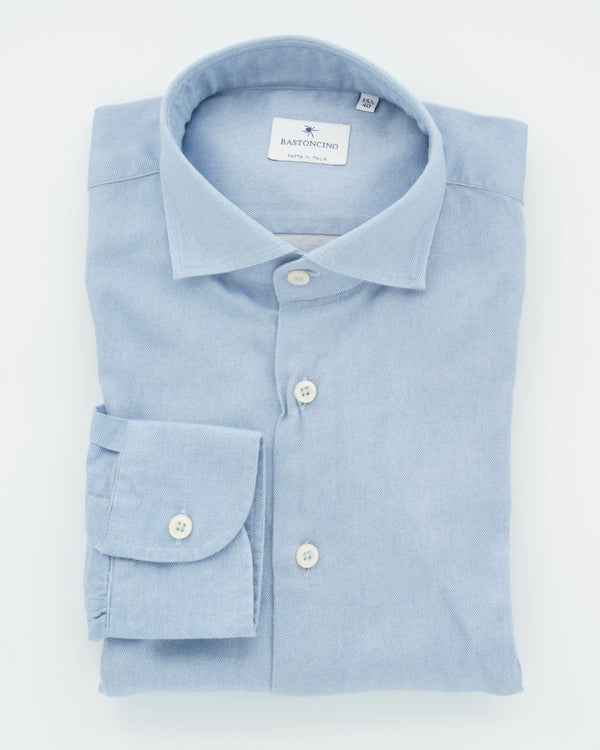 Bastoncino Shirt Pure Cotton Light Blue