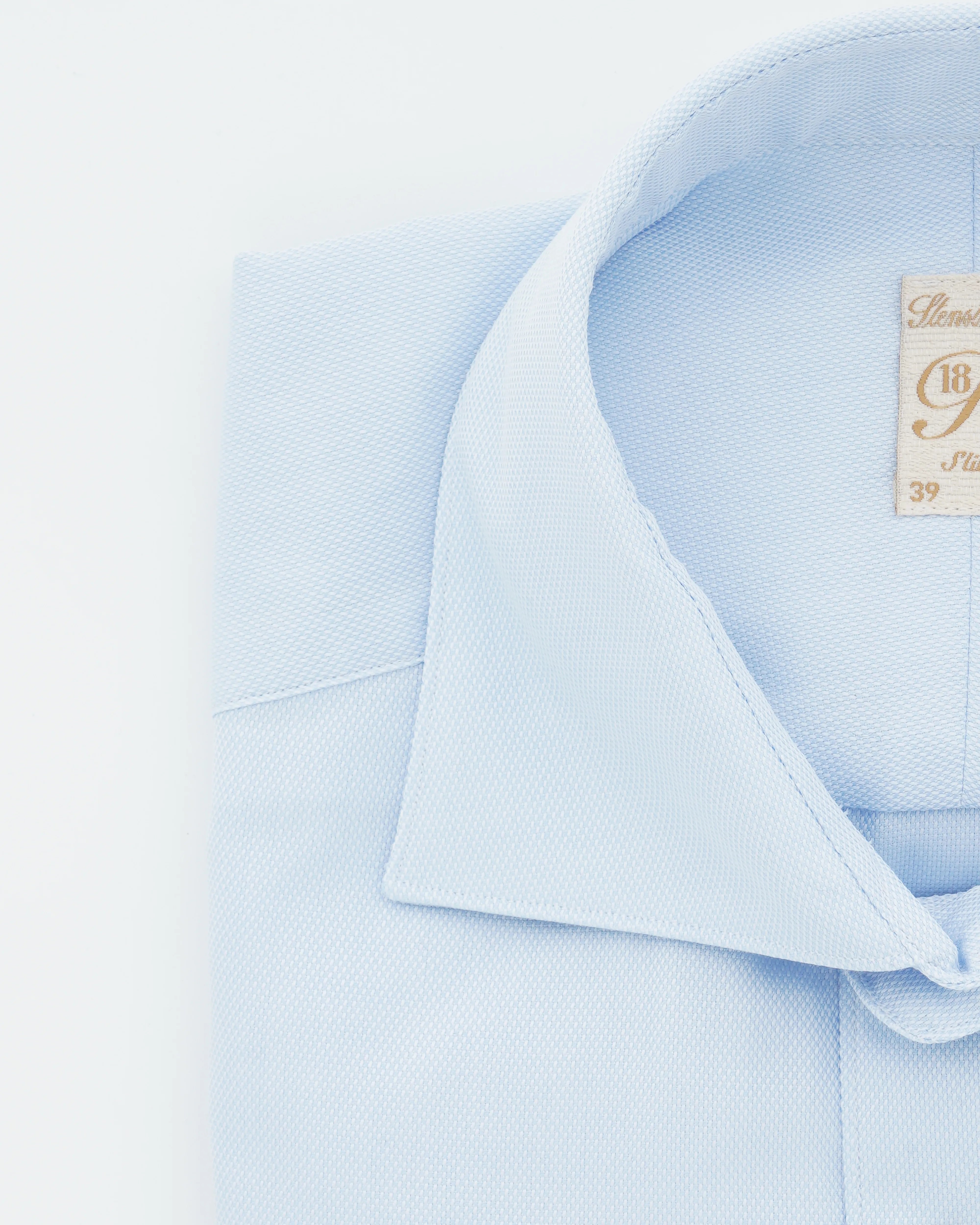 Stenströms Shirt 1899 Pure Cotton Light Blue