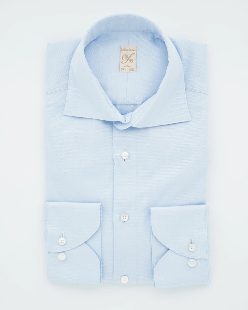 Stenströms Shirt 1899 Pure Cotton Light Blue