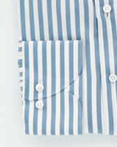 Stenströms Shirt 1899 Cotton Silk Striped Blue