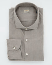 Sonrisa Shirt Cotton Lyocell Chevron Beige