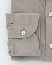 Sonrisa Shirt Cotton Lyocell Chevron Beige
