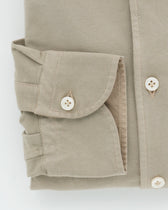 Sonrisa Shirt Washed Cotton Jersey Beige