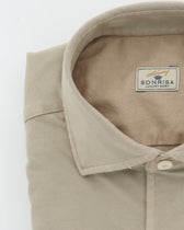 Sonrisa Shirt Washed Cotton Jersey Beige