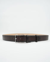 Doucals Belt Adjustable Leather Dark Brown