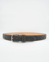 Thomas Belt Adjustable Suede Gray