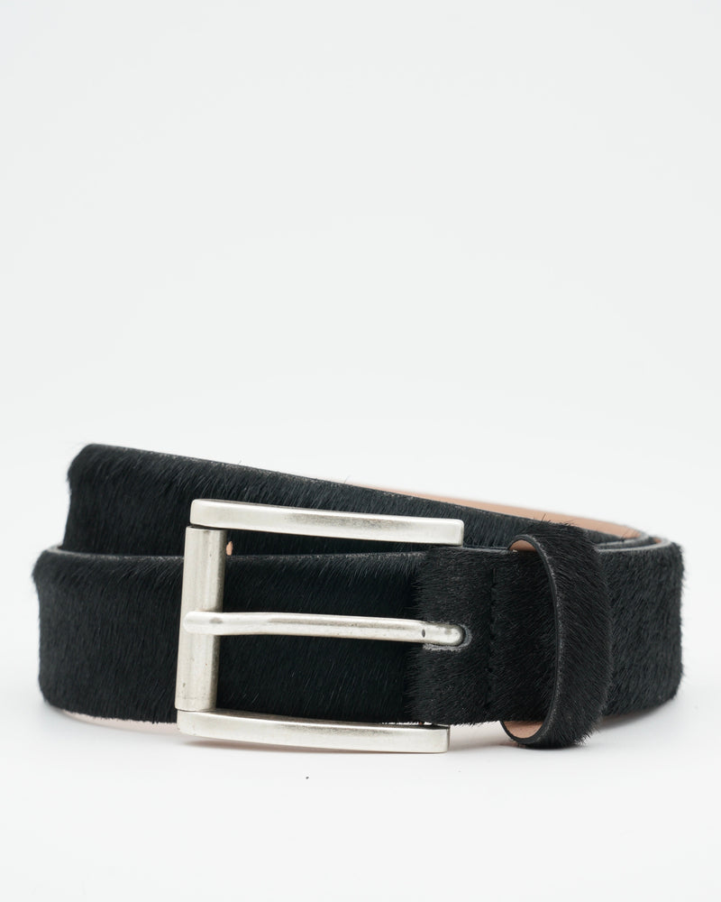 Jacob Cohen Belt Horse Hair Black