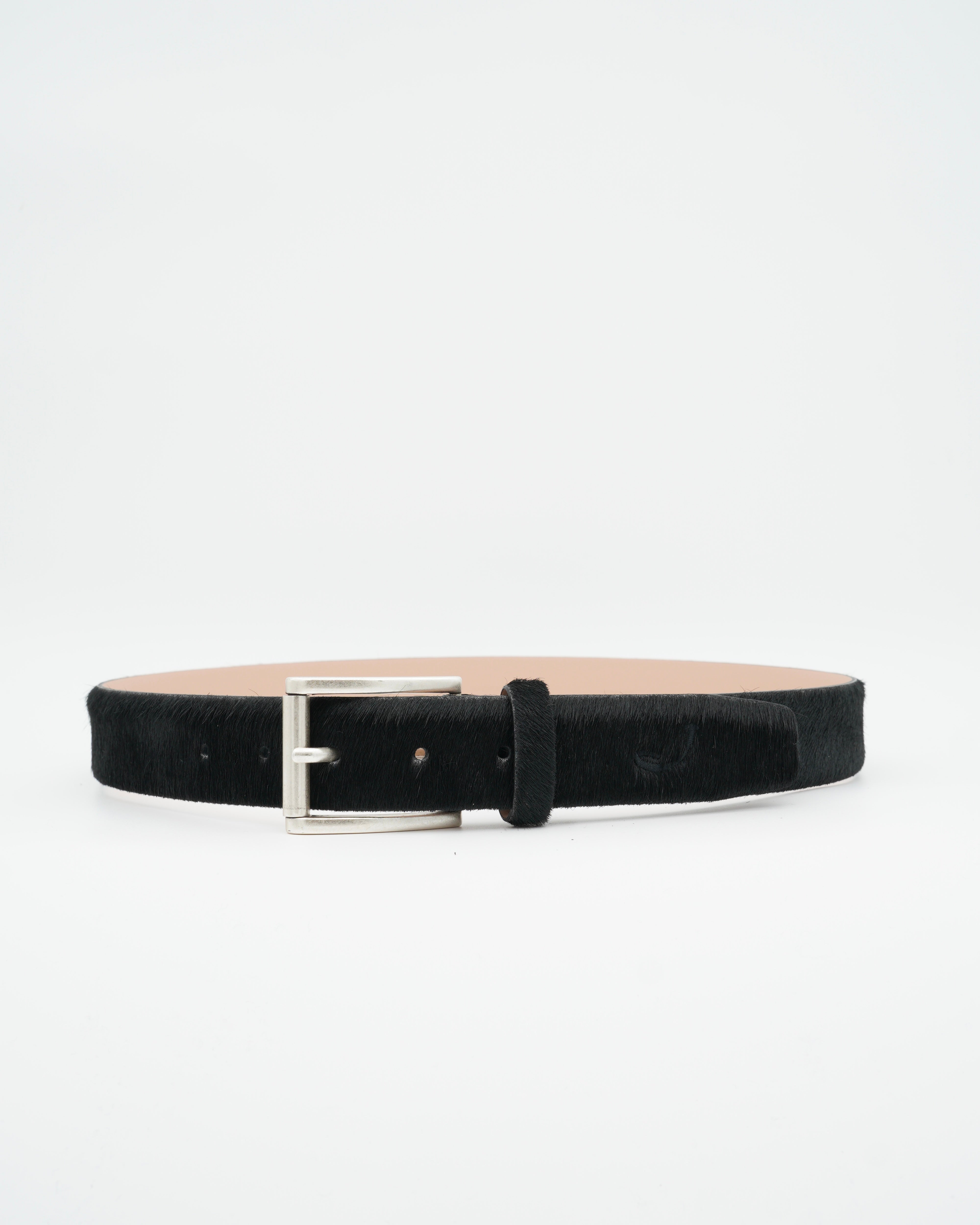 Jacob Cohen Belt Horse Hair Black