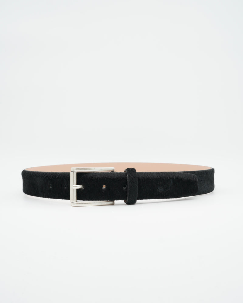 Jacob Cohen Belt Horse Hair Black