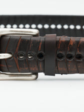Gavazzeni Belt Perforated Choco