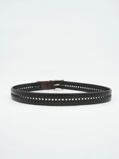 Gavazzeni Belt Perforated Choco