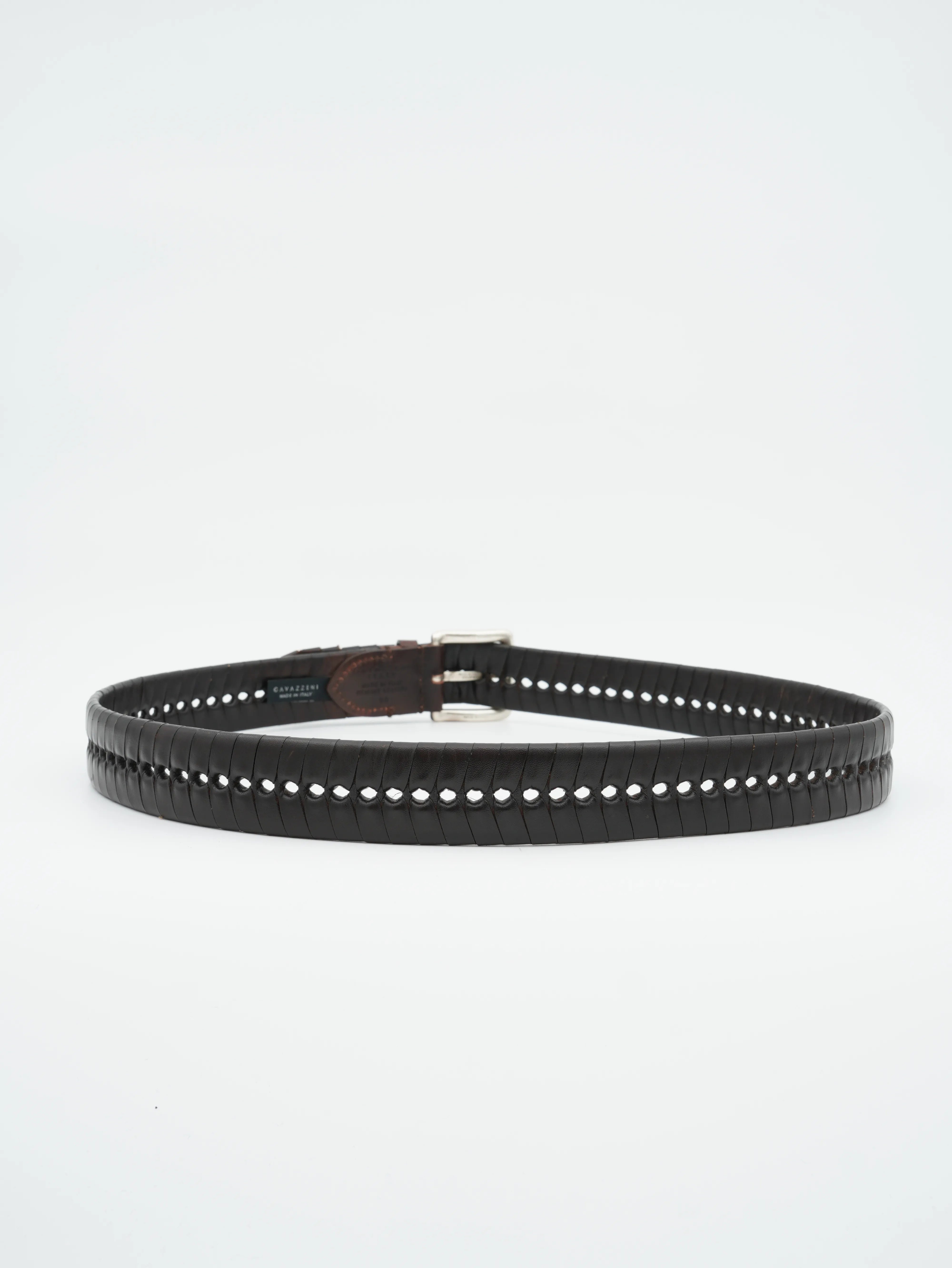 Gavazzeni Belt Perforated Choco