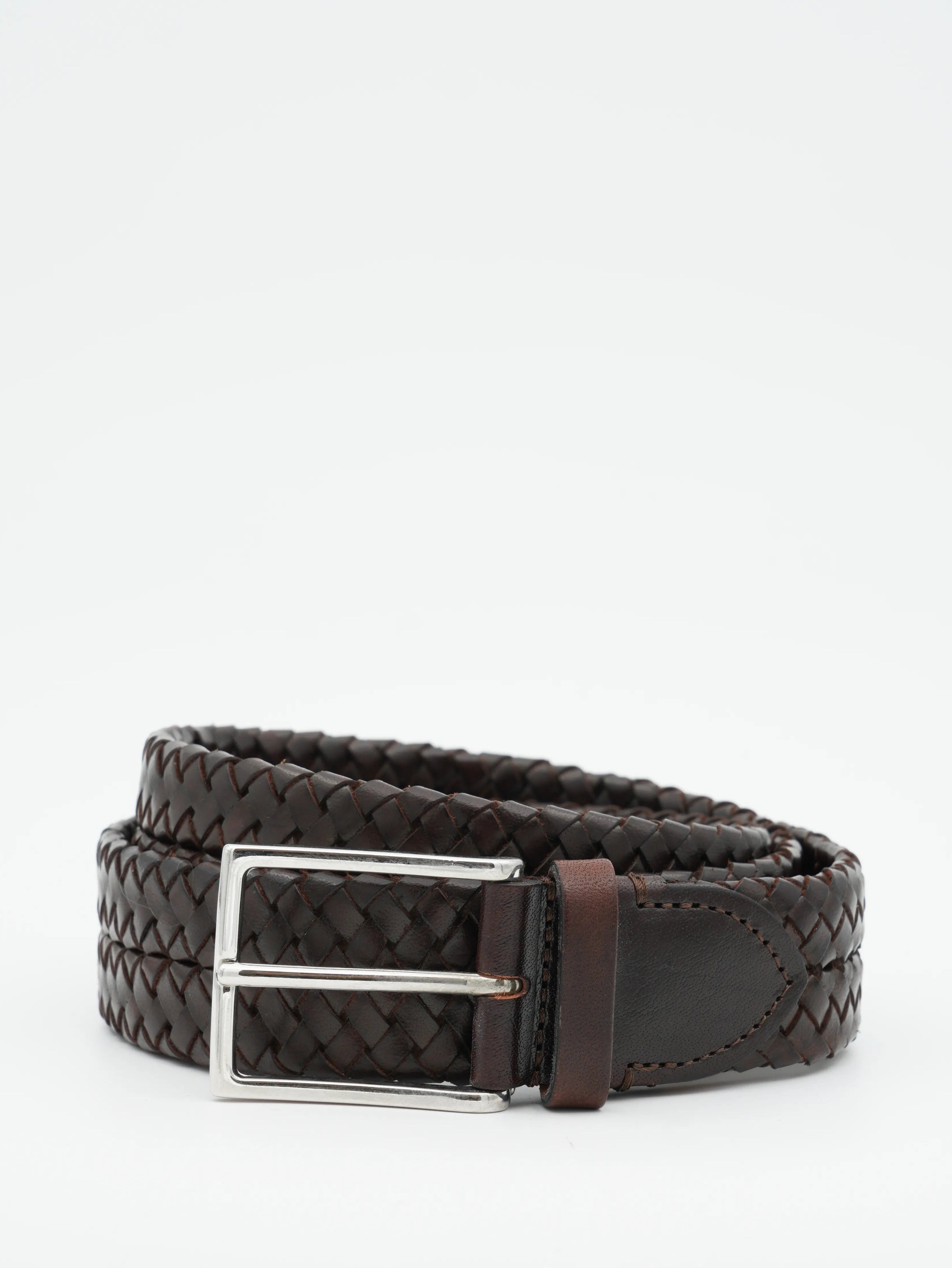 Gavazzeni Belt Woven Choco