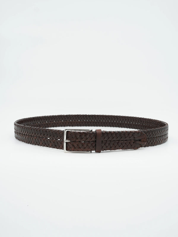 Gavazzeni Belt Woven Choco