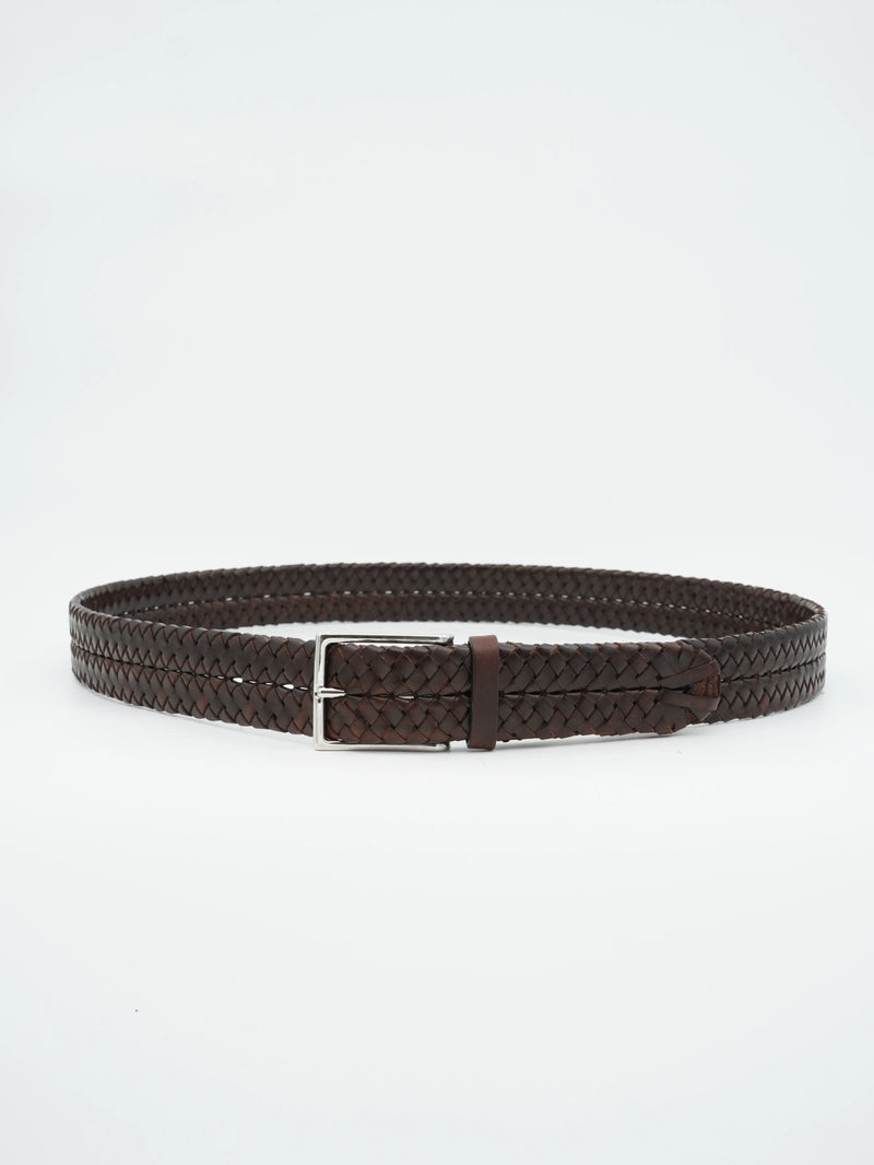 Gavazzeni Belt Woven Choco
