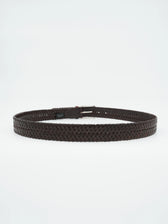 Gavazzeni Belt Woven Choco