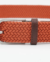 La Boucle Belt Braided Tangerine