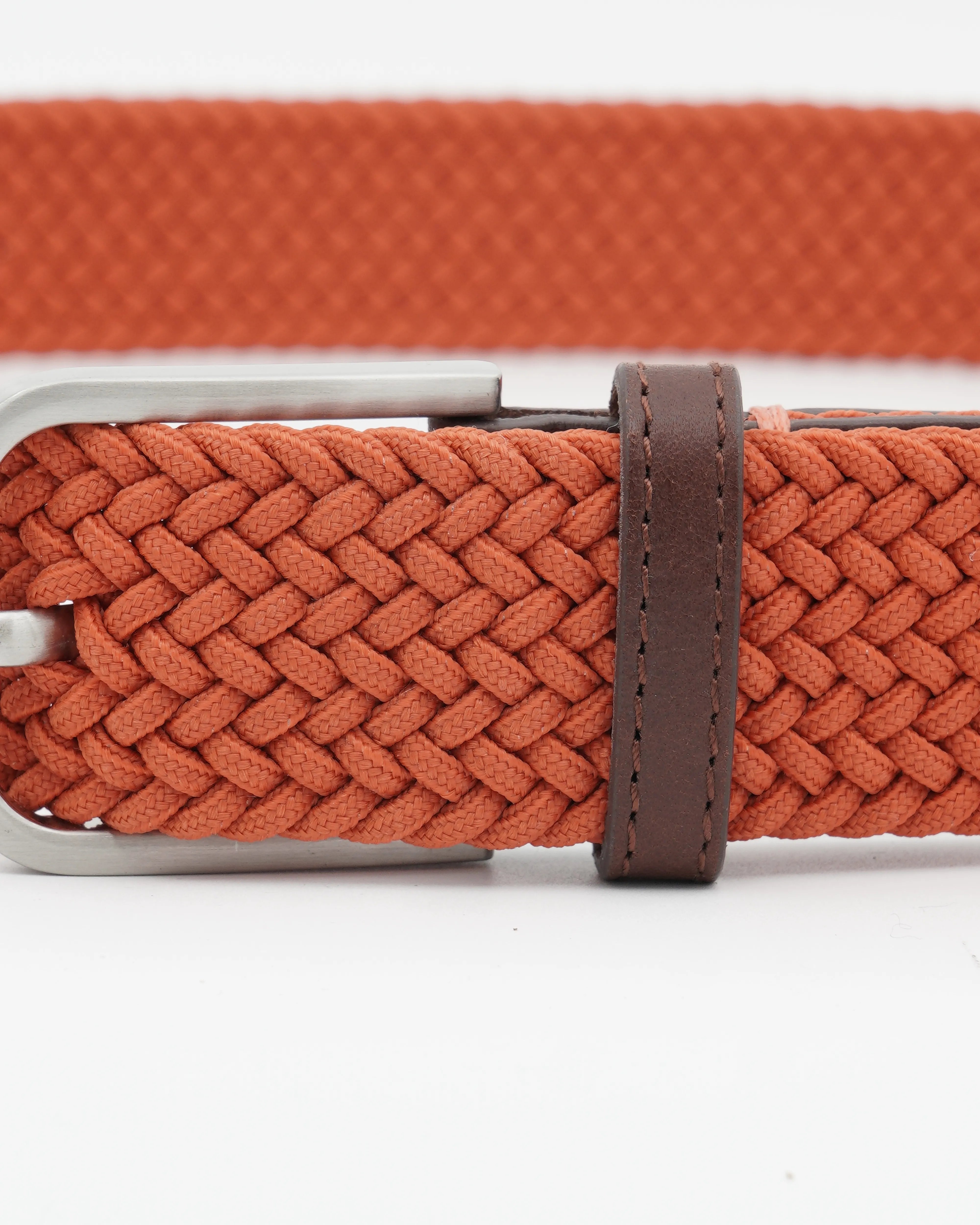 La Boucle Belt Braided Tangerine
