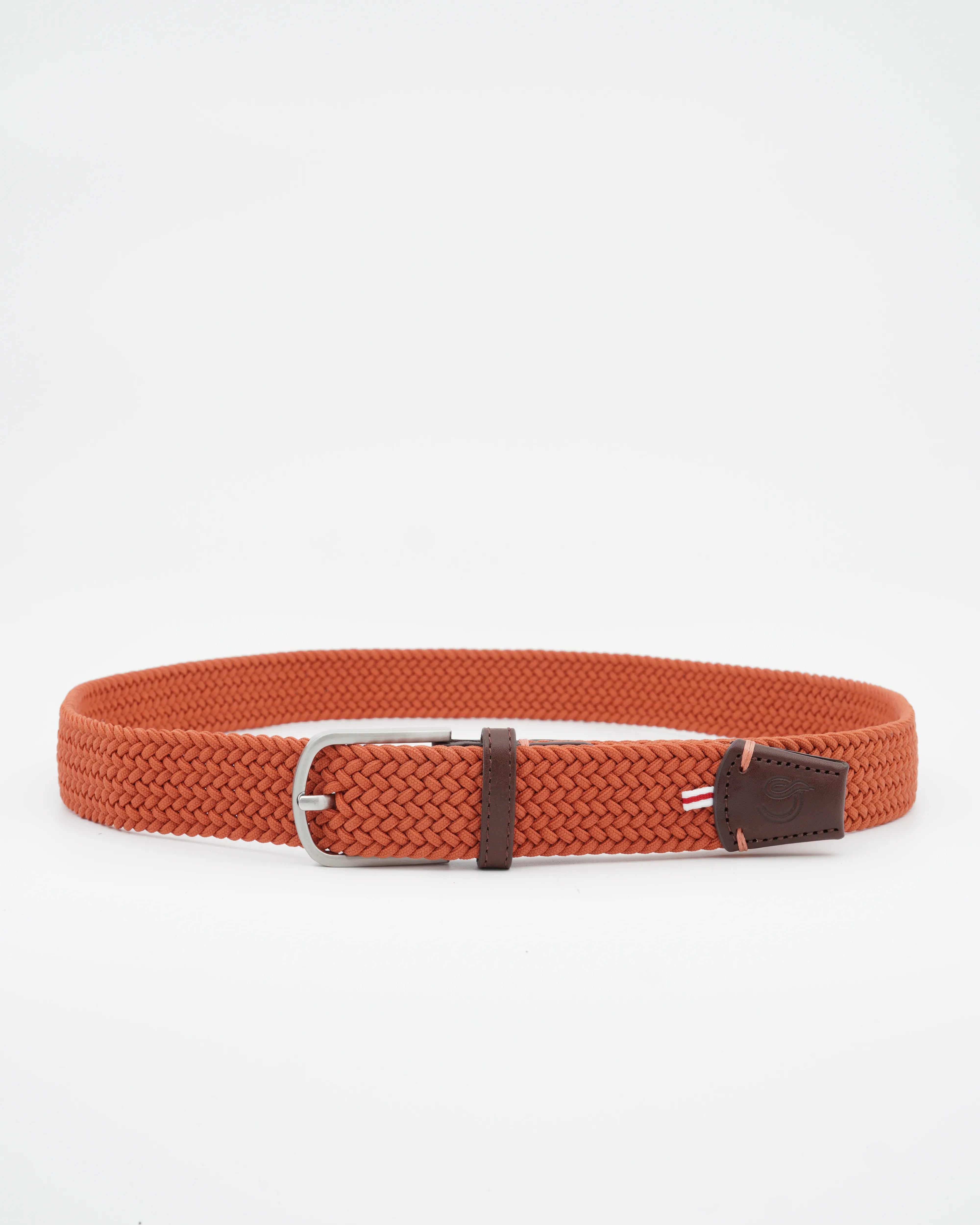 La Boucle Belt Braided Tangerine