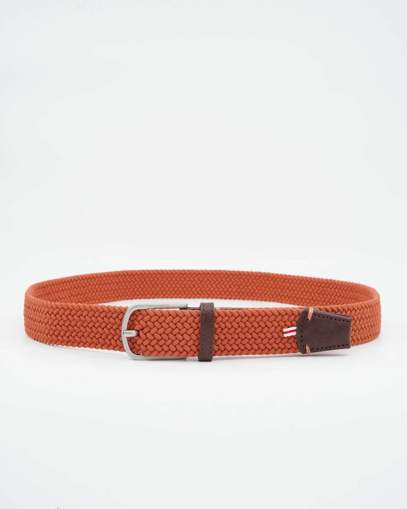 La Boucle Belt Braided Tangerine