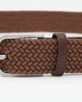 La Boucle Belt Braided Brown