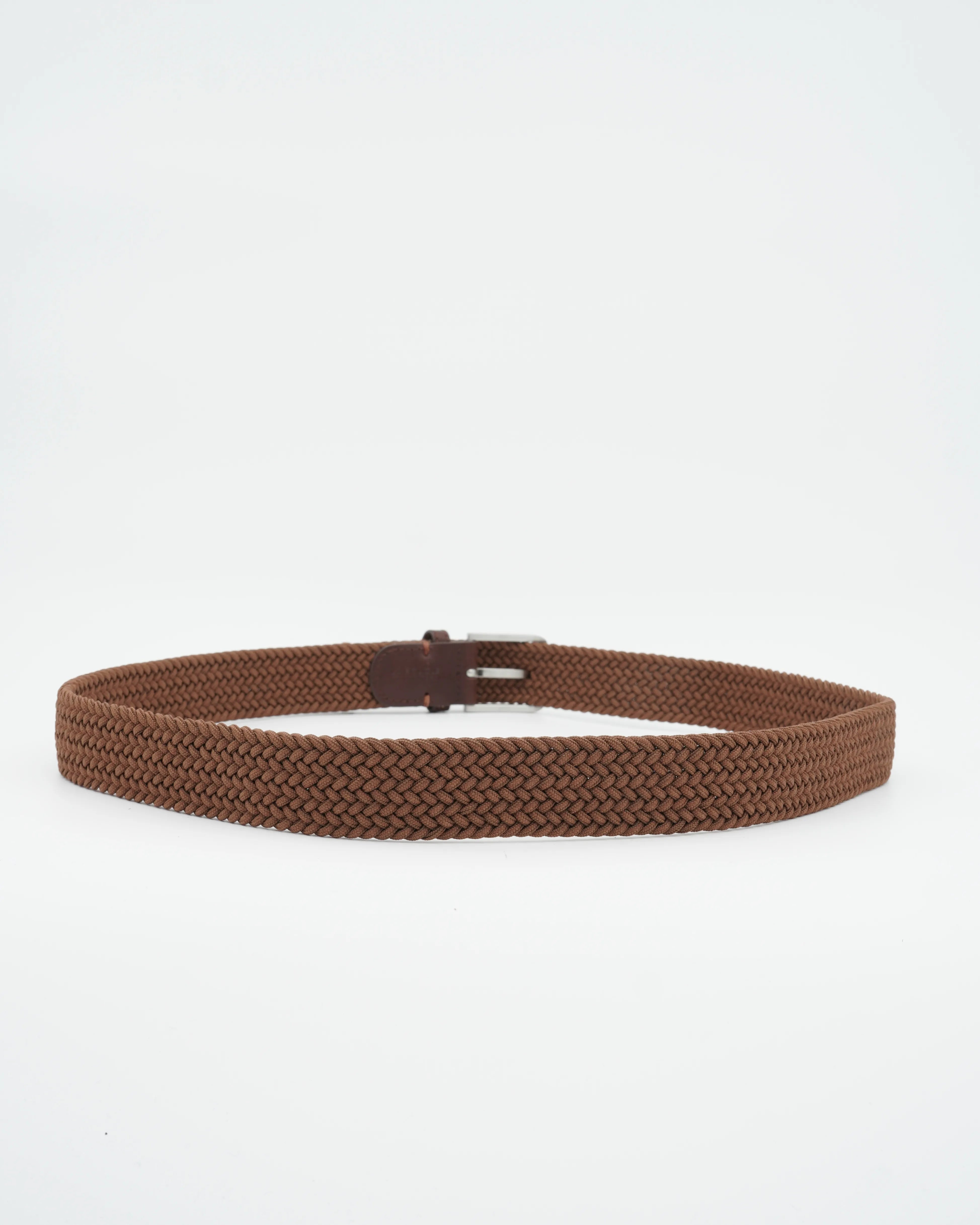 La Boucle Belt Braided Brown