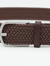 La Boucle Belt Braided Dark Brown