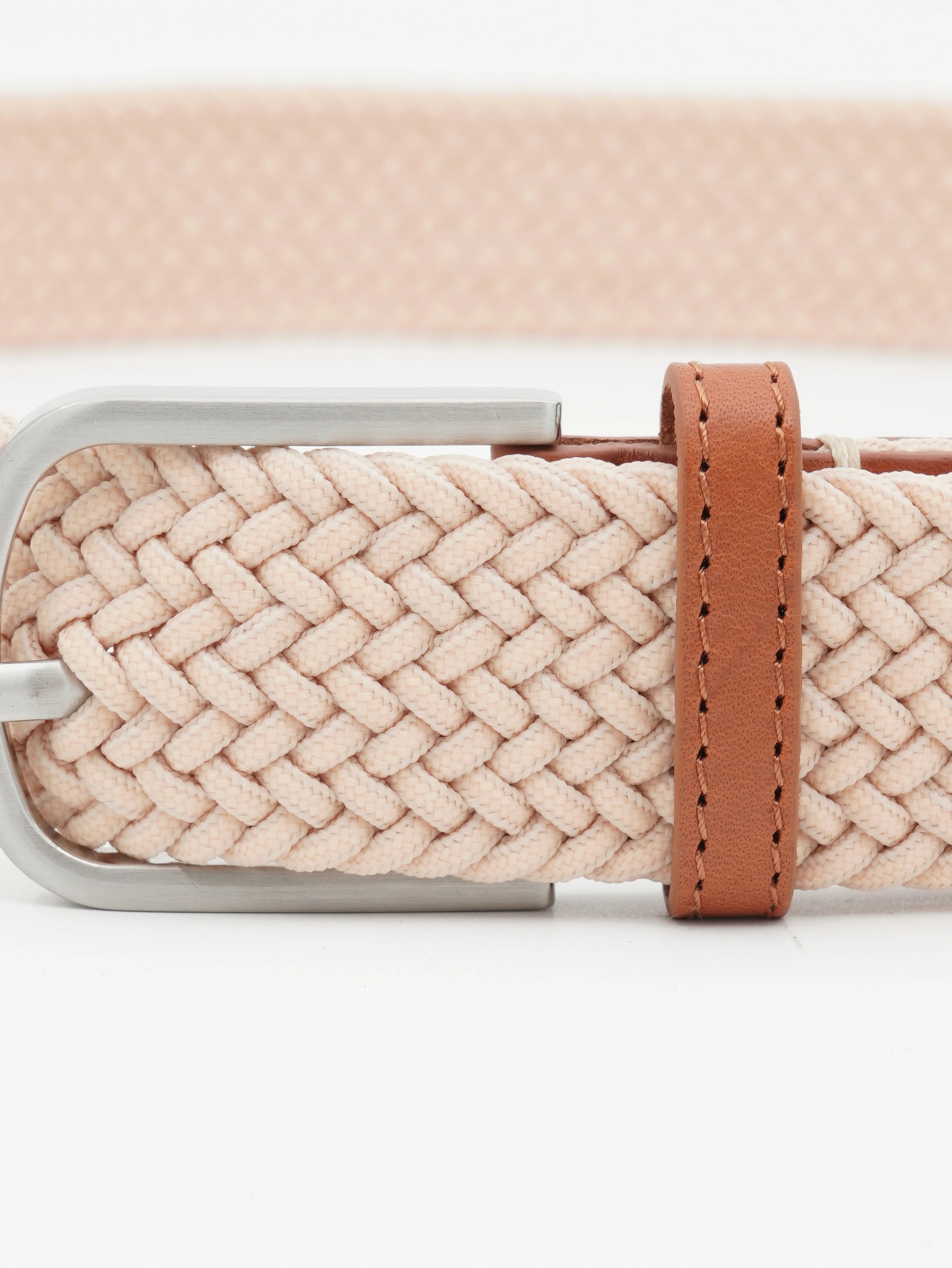 La Boucle Belt Braided Beige