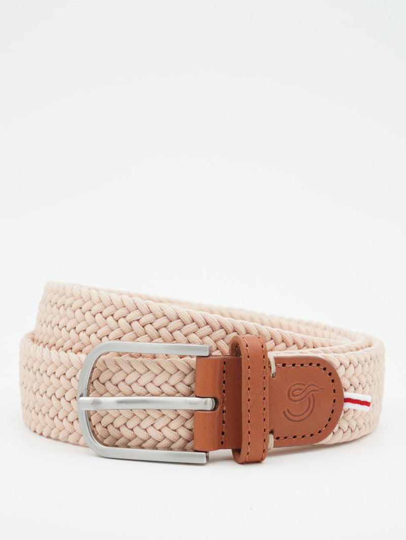 La Boucle Belt Braided Beige