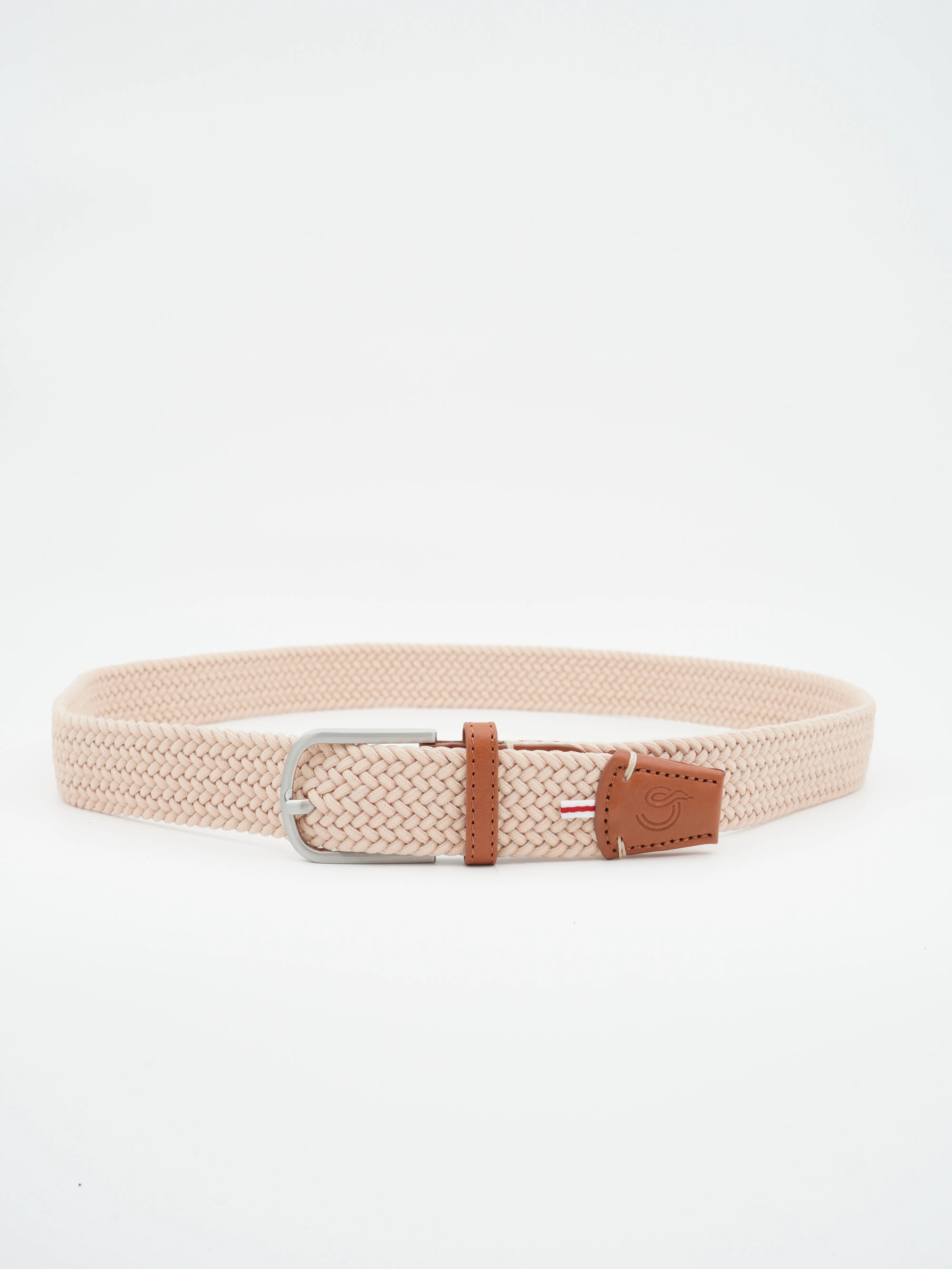 La Boucle Belt Braided Beige
