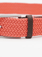 La Boucle Belt Braided Coral