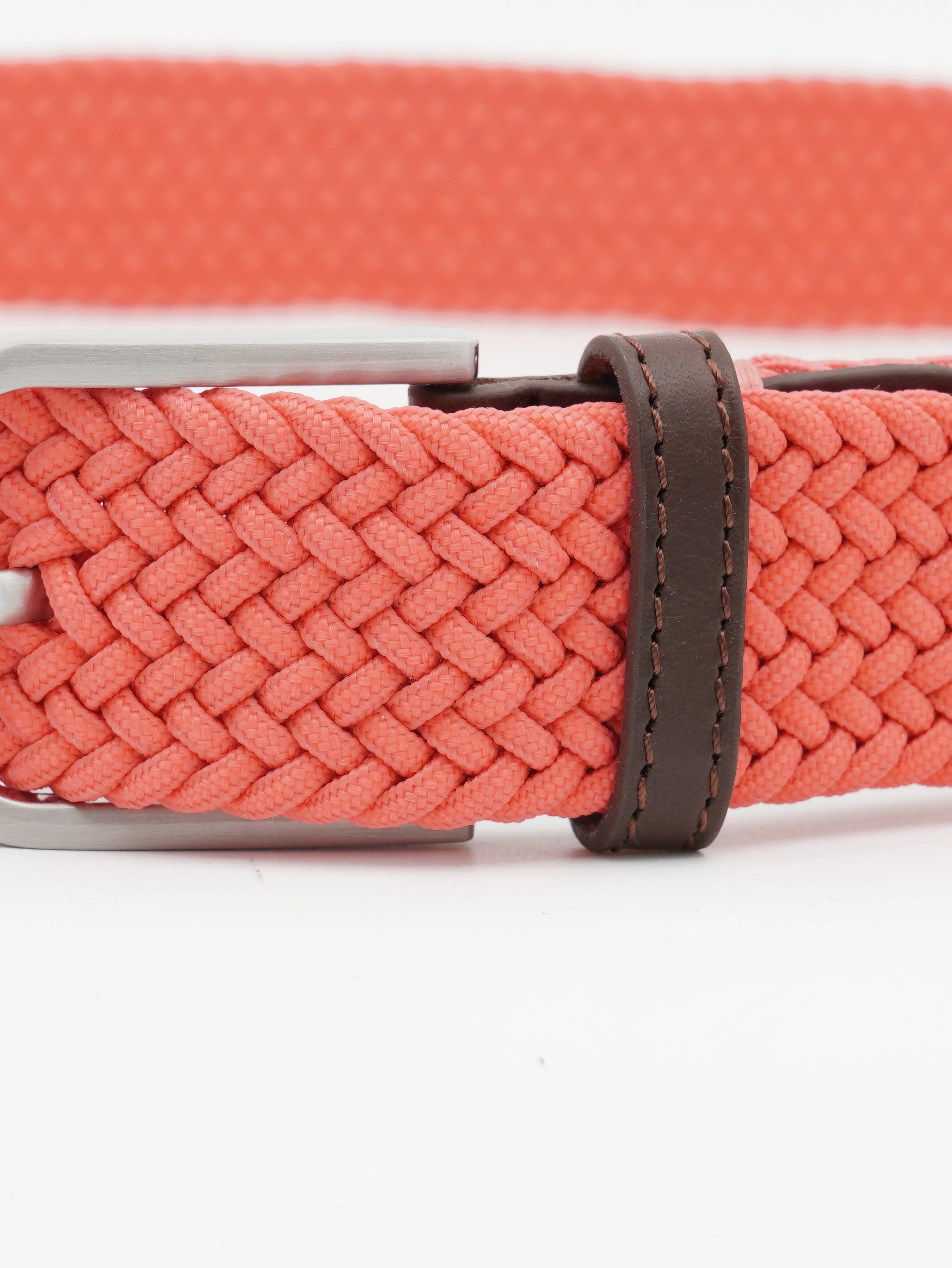 La Boucle Belt Braided Coral