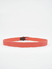 La Boucle Belt Braided Coral