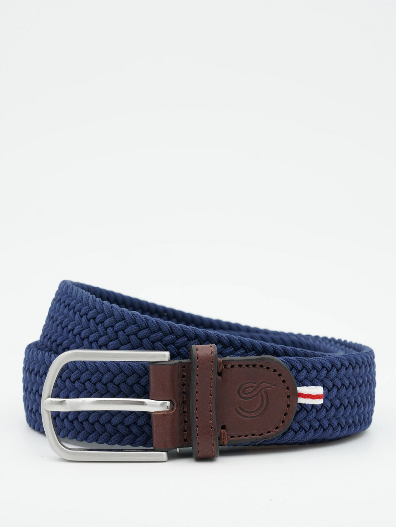 La Boucle Belt Braided Navy