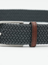 La Boucle Belt Braided Dark Grey