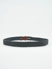 La Boucle Belt Braided Dark Grey