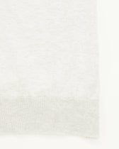 Gran Sasso Knitted T-Shirt Suvin Cotton Light Grey