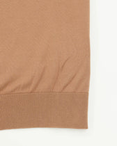 Gran Sasso Knitted T-Shirt Suvin Cotton Camel