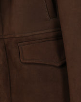Zonda Field Jacket Merino Shearling Brown