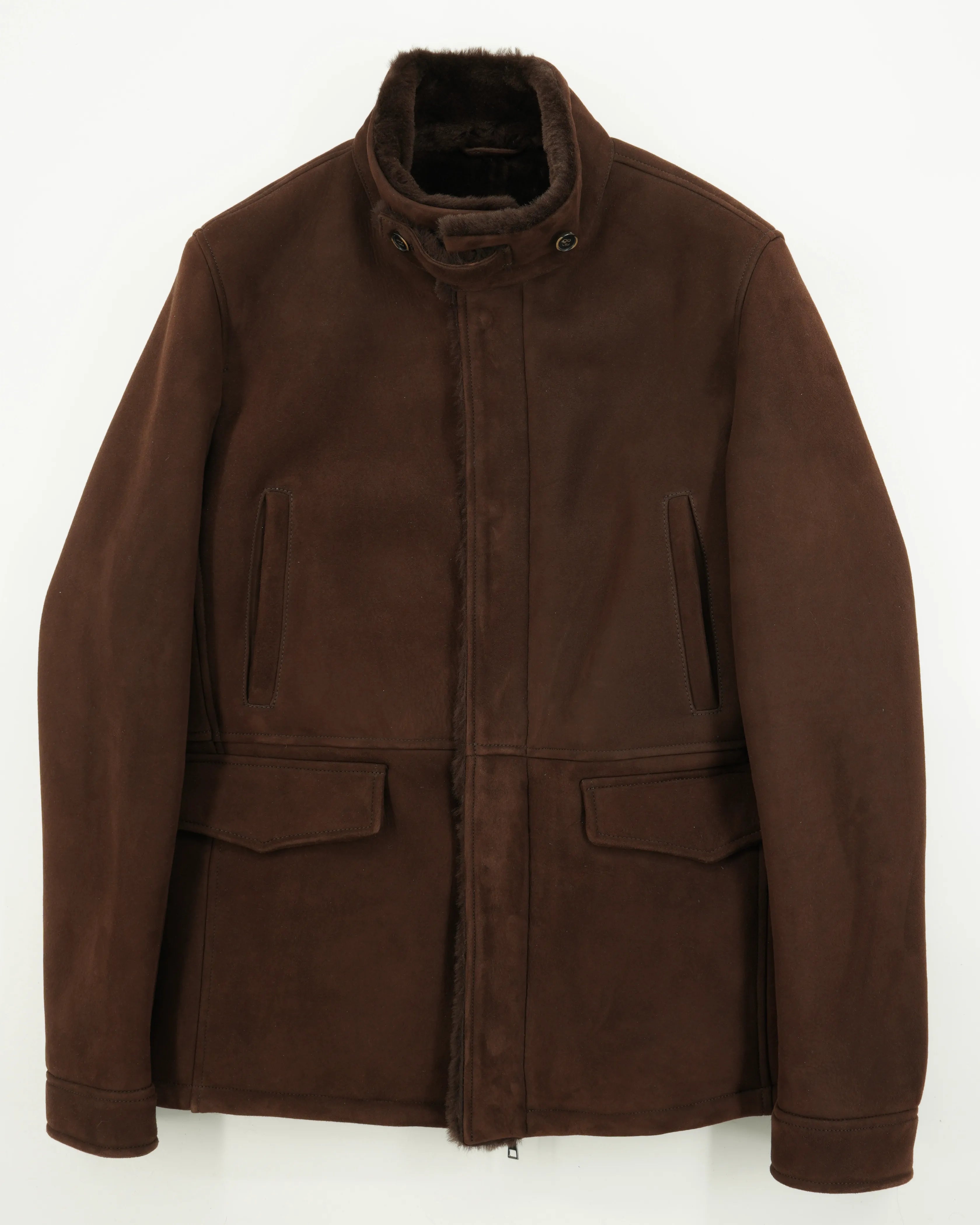 Zonda Field Jacket Merino Shearling Brown