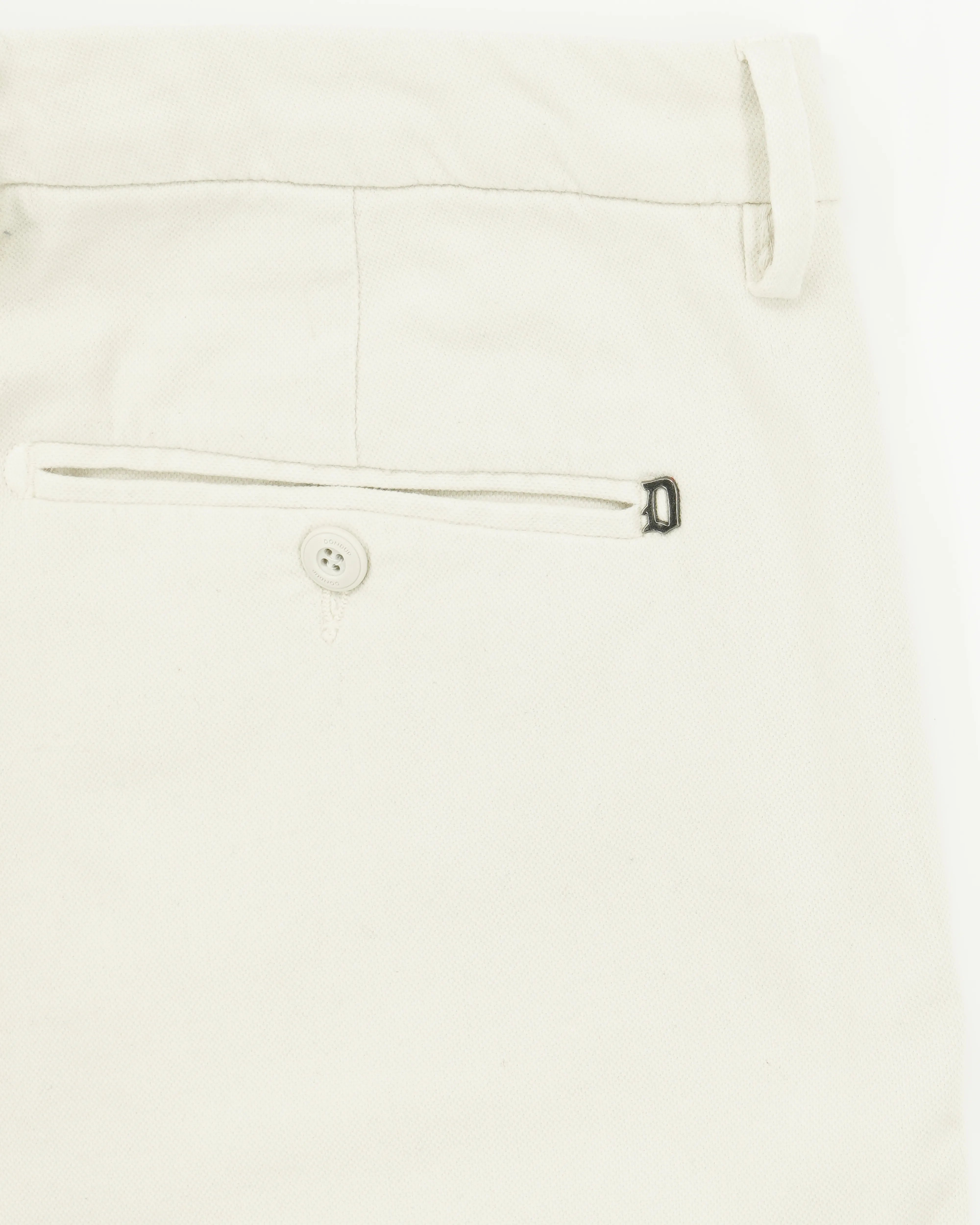 Dondup Ral Cotton Stretch Off White