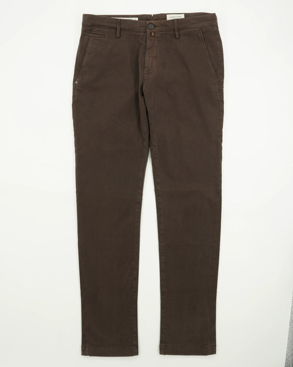 Jacob Cohen Bobby Cotton Lyocell Stretch Brown