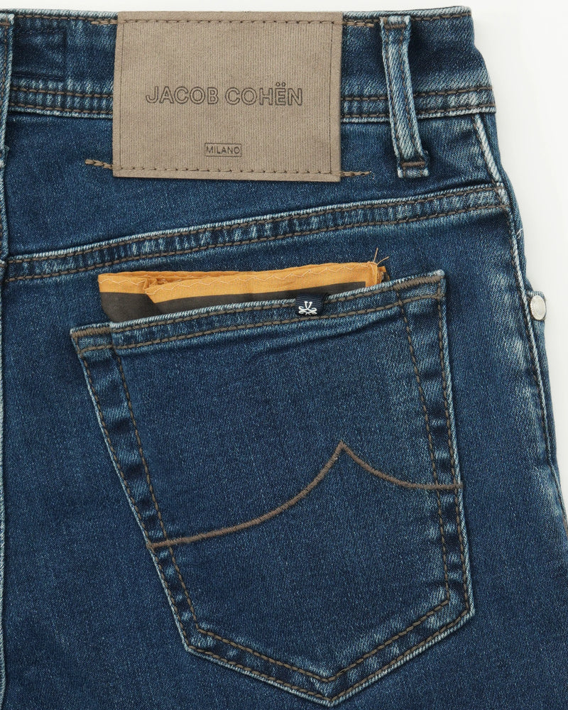 Jacob Cohen Bard Stretch Denim Dark Blue