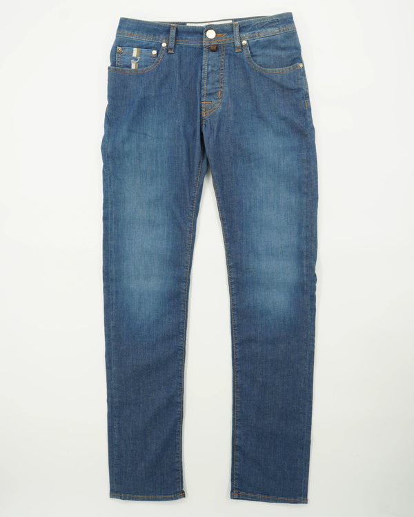 Jacob Cohen Bard Lightweight Stretch Denim Medium Blue